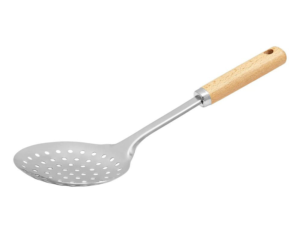 Spumieră cu mâner din lemn Natural de la AMBITION pentru bucătărie