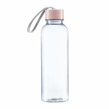 Sticlă pentru apă 550 ml, culori pastelate, Alice, plastic ecologic, cap colorat AMBITION 80643