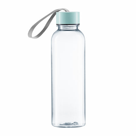 Sticlă pentru apă 550 ml, culori pastelate, Alice, plastic ecologic, cap colorat AMBITION 80643