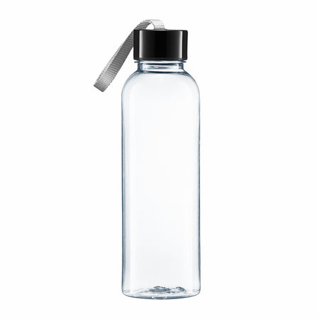 Sticlă pentru apă 550 ml, culori pastelate, Alice, plastic ecologic, cap colorat AMBITION 80643