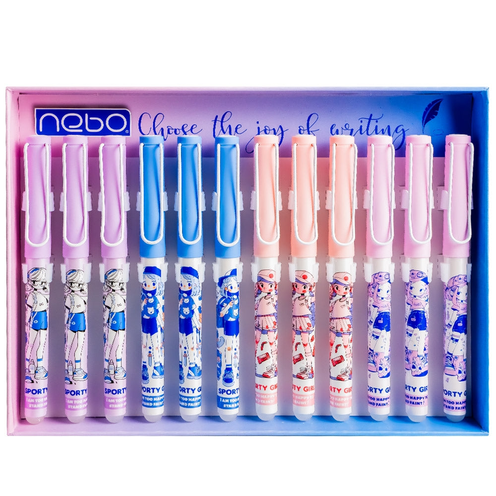 Stilou din plastic, cerneala termosensibila - NEBO