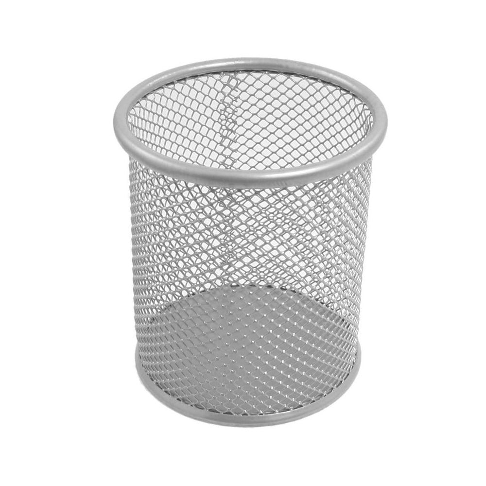 Suport Birou Mesh, Rotund, Argintiu Of195 Offishop