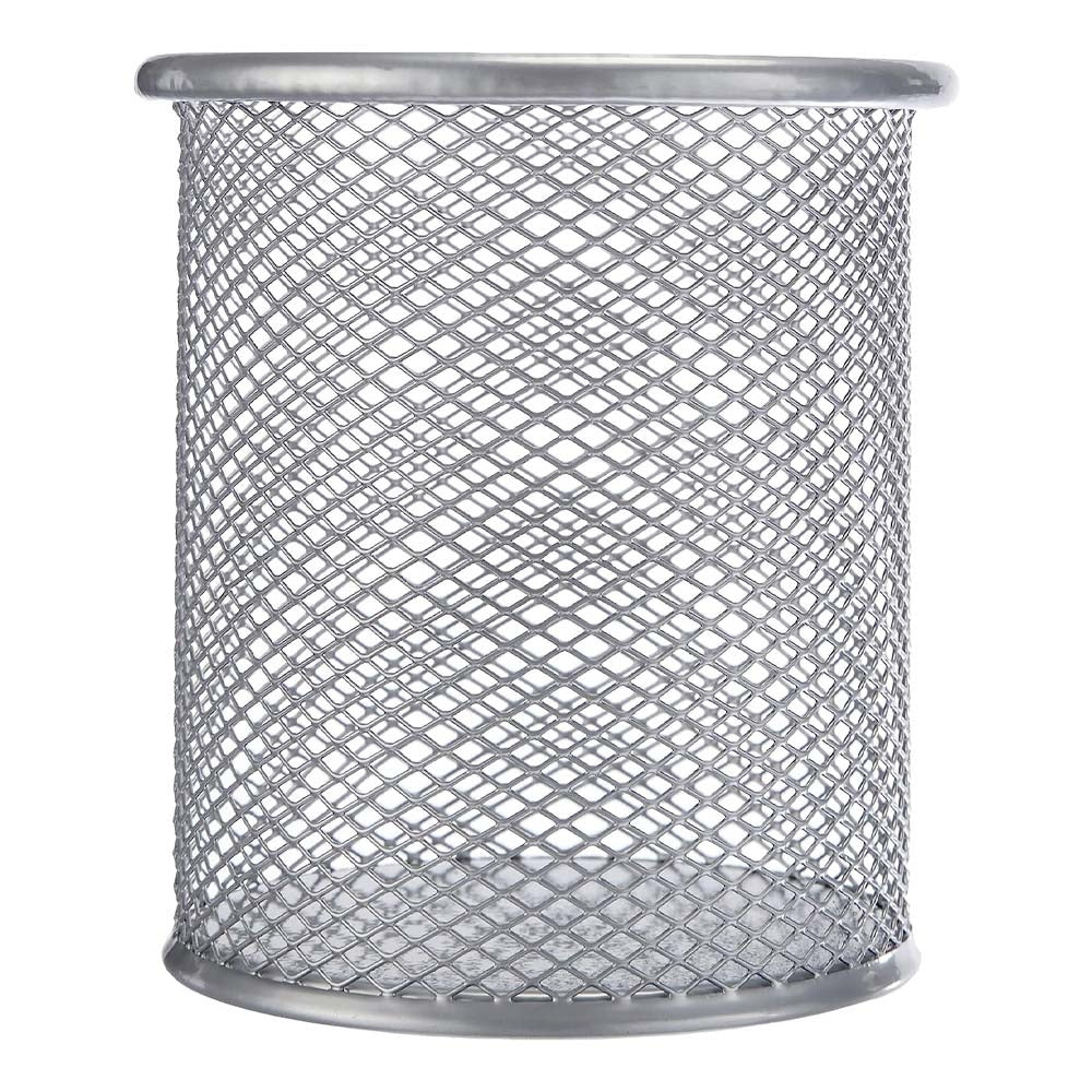 Suport Birou Mesh, Rotund, Argintiu Of195 Offishop