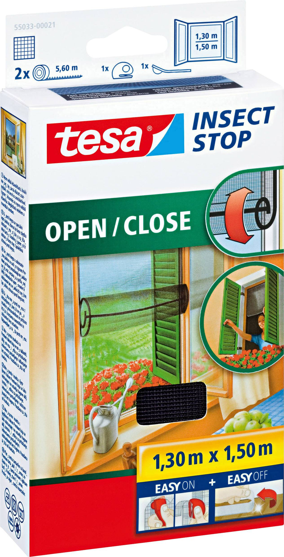 Plasa Insecte C Fereastra On&off 1,2x2,4m Alb