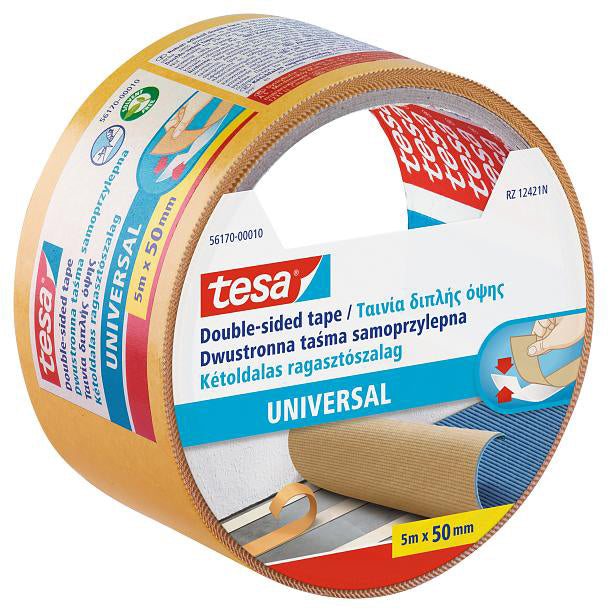 Banda Dubluad Universala 5mx50mm Alb