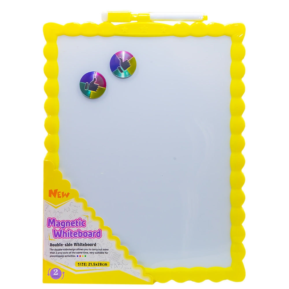 Tabliță magnetică, 2 fețe cu organizator, 21,5×28 cm JL-115