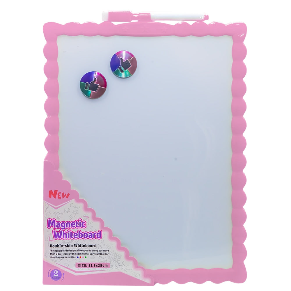 Tabliță magnetică, 2 fețe cu organizator, 21,5×28 cm JL-115