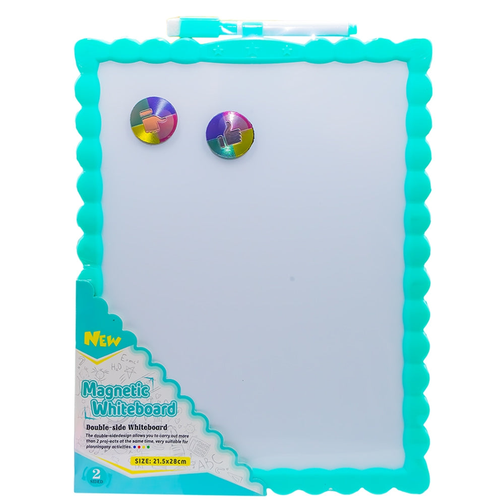 Tabliță magnetică, 2 fețe cu organizator, 21,5×28 cm JL-115