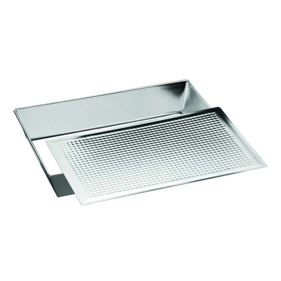 Tavă copt dreptunghiulară bază detașabilă, texturată Silver de la SNB