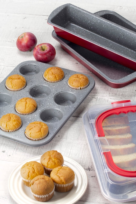 Tavă copt Cherry dreptunghiulară cu înveliș non-stick Ambition