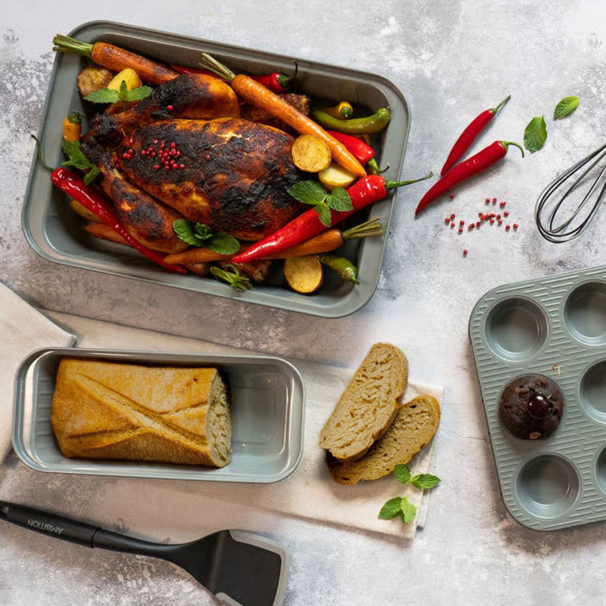 Tava copt chec 30×13×6 cm non-stick Ligne Ambition 811112