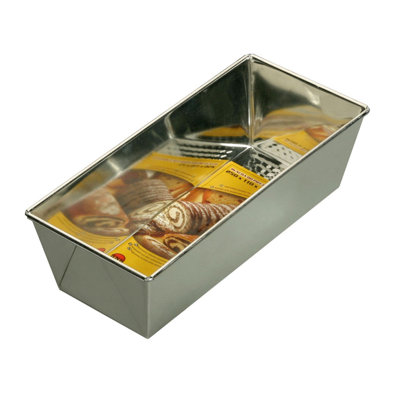 Tavă de copt cozonac sau chec, bază texturată, SNB Silver