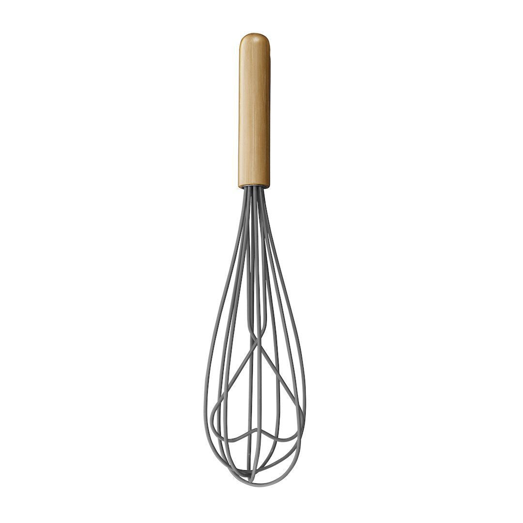 Tel silicon cu mâner bambus, stil nordic, design minimalist AMBITION 96765