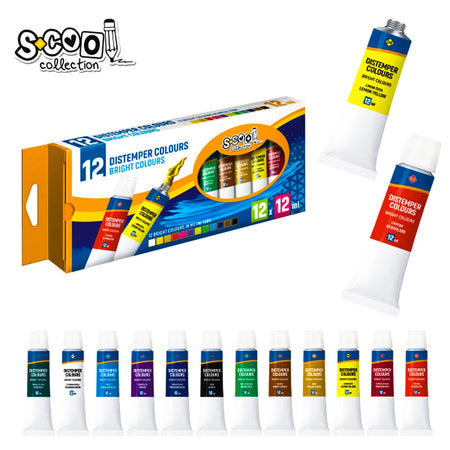 Tempera 12 Ml 12 Cul/set Sc001
