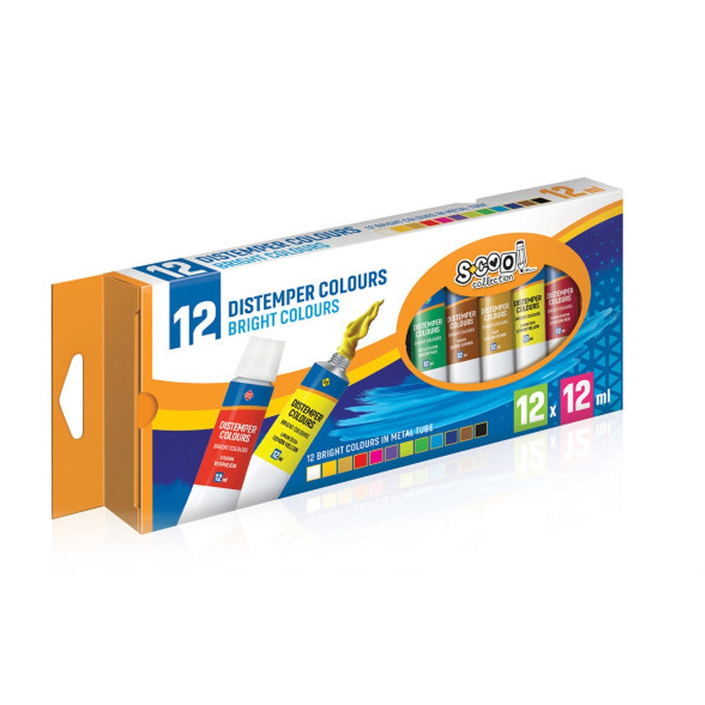 Tempera 12 Ml 12 Cul/set Sc001