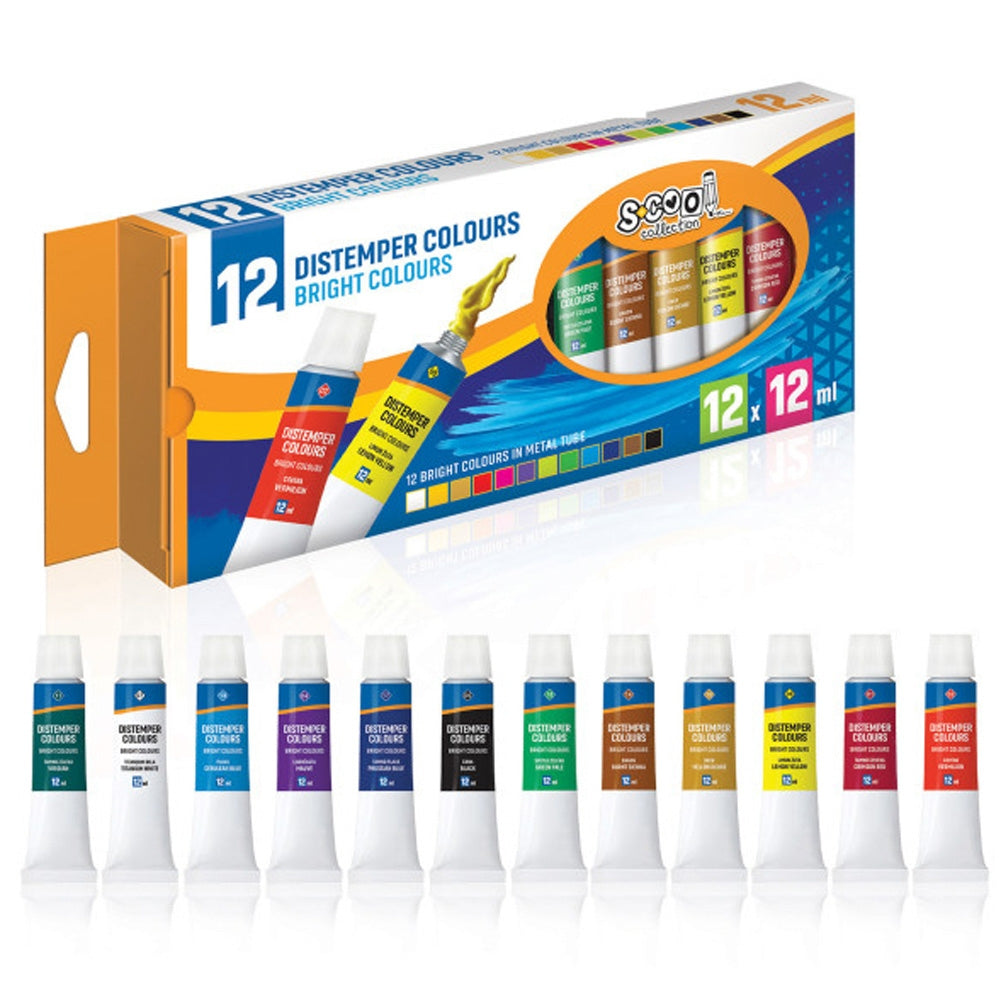Tempera 12 Ml 12 Cul/set Sc001