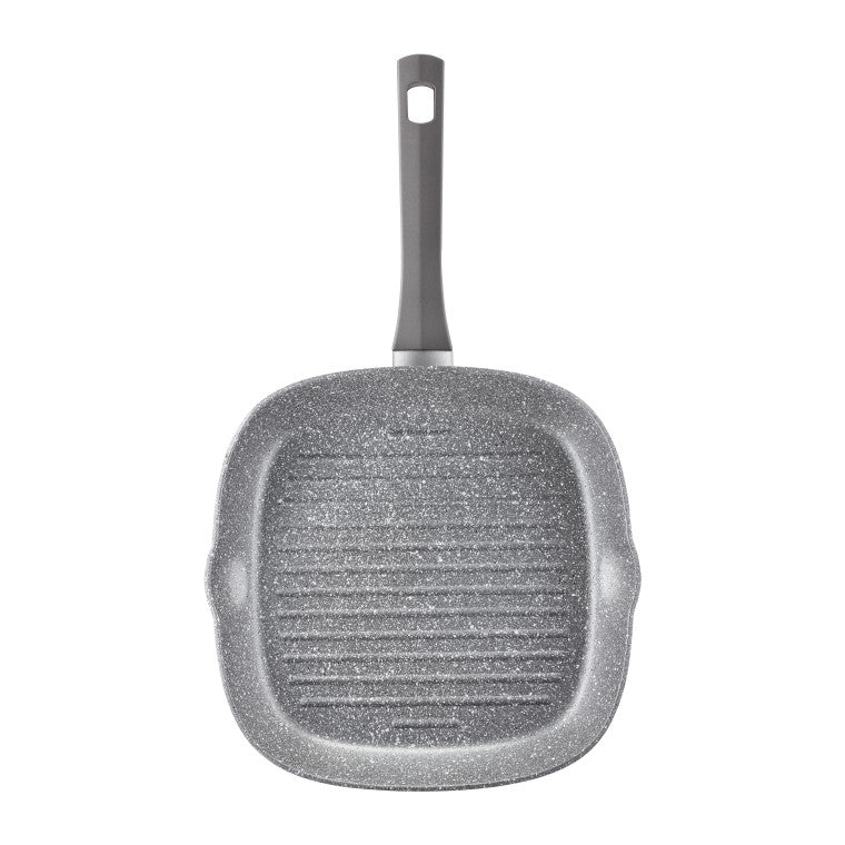 Tigaie grill 26×26 cm Qualum Basic Stone Edition Silverstone AMBITION 20134