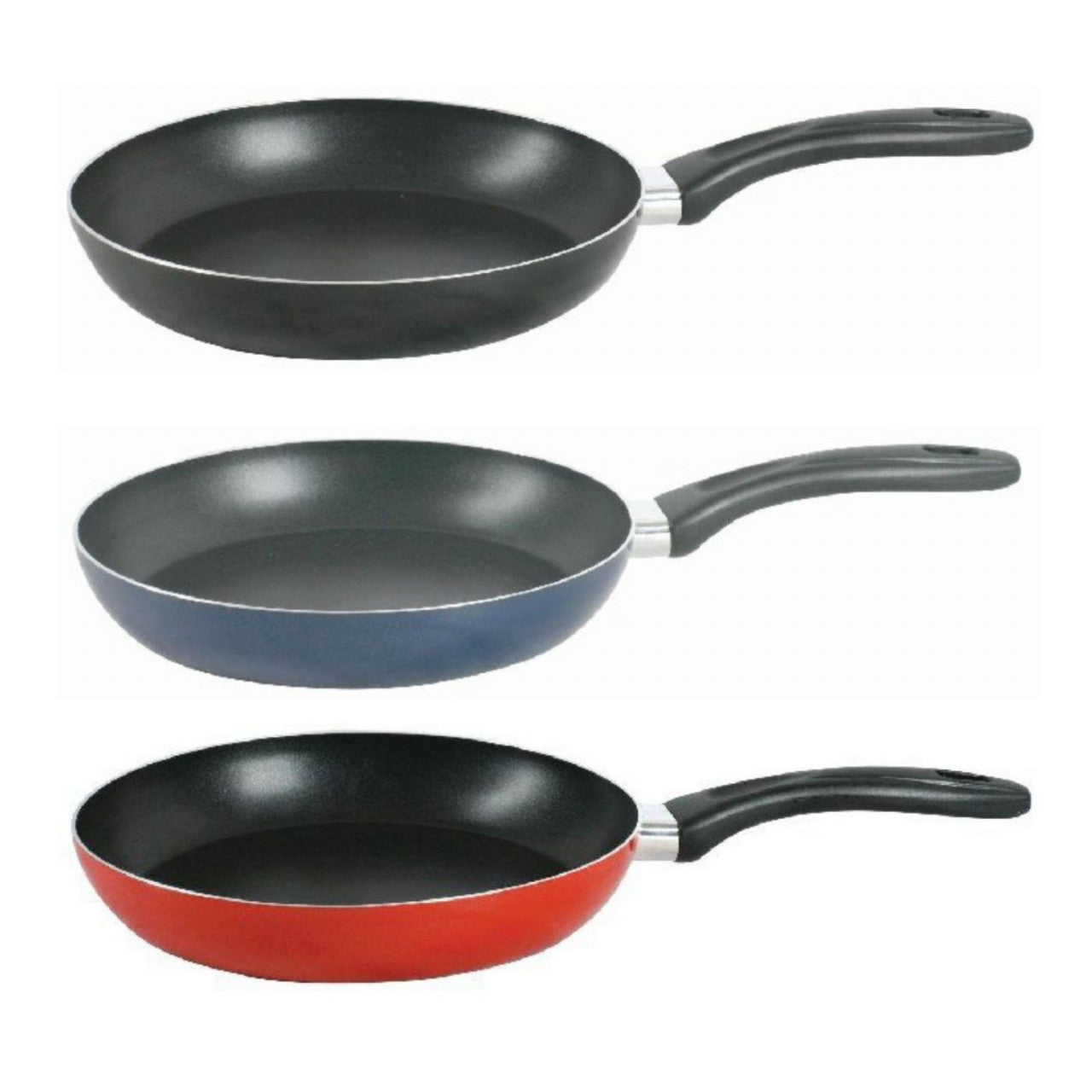 Tigăi universale antiaderente Domotti Omena, diferite diametre, aluminiu 28 cm