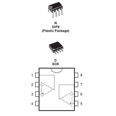 Amplif. Operational Dual J-fet Zgomot Redus