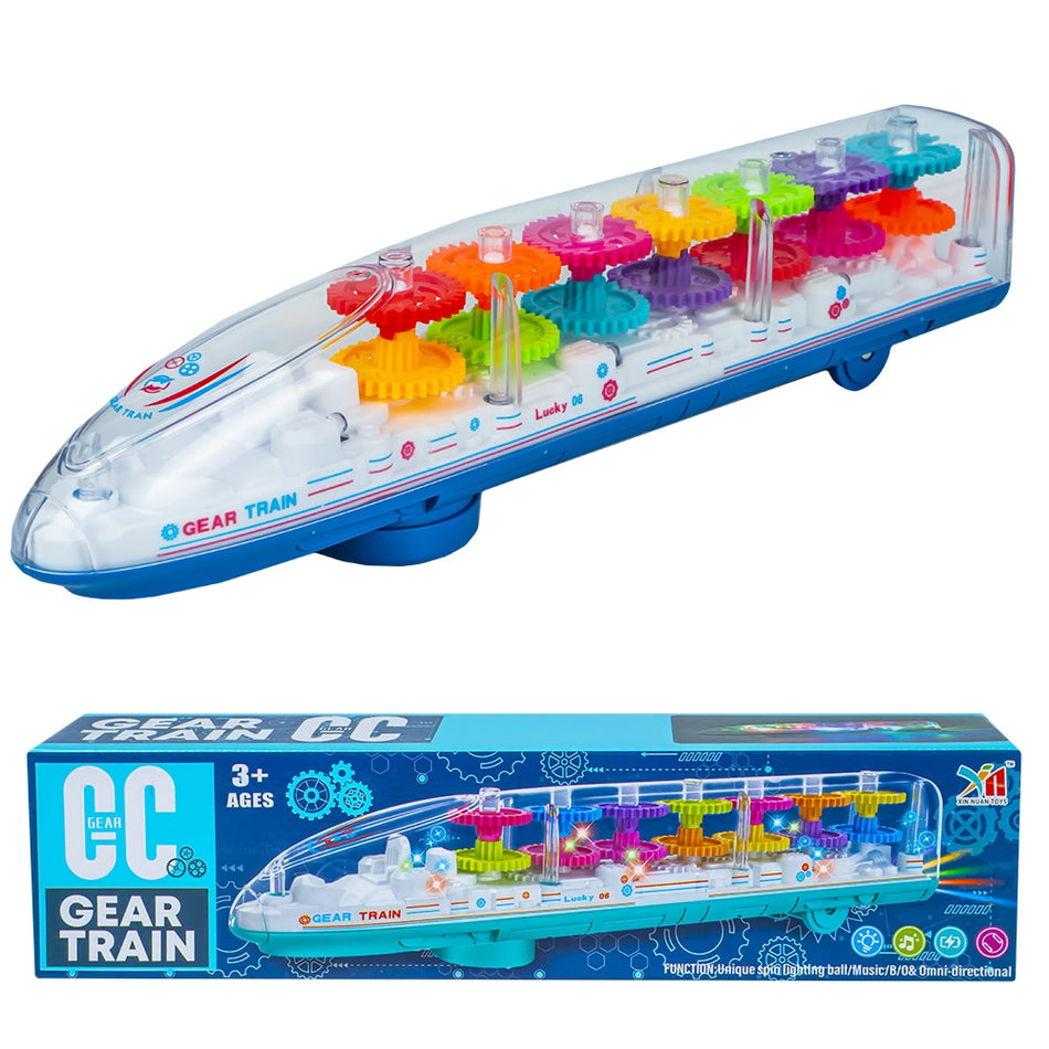 Trenulet, Carcasa Transparenta, Cu Lumina Si Sunet 999