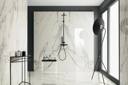 D Gresie Specchio Carrara Satinat 239.8x119.8cm, 2.88mp/placa