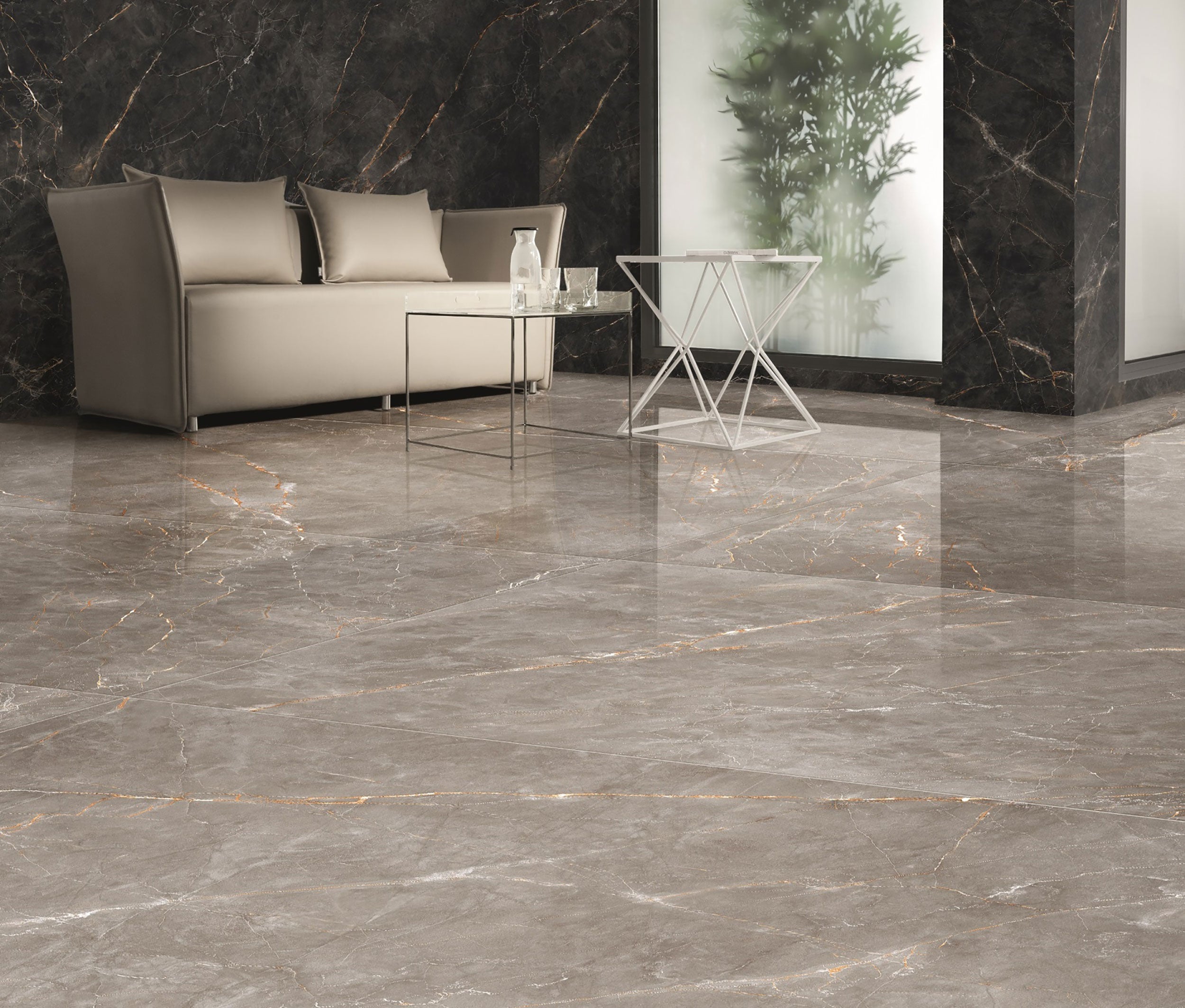 Gresie Shinestone Grey Poler 239.8x119.8cm, 2.88mp/placa