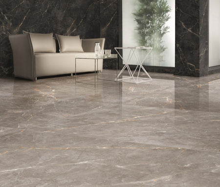 Gresie Shinestone Grey Poler 239.8x119.8cm, 2.88mp/placa