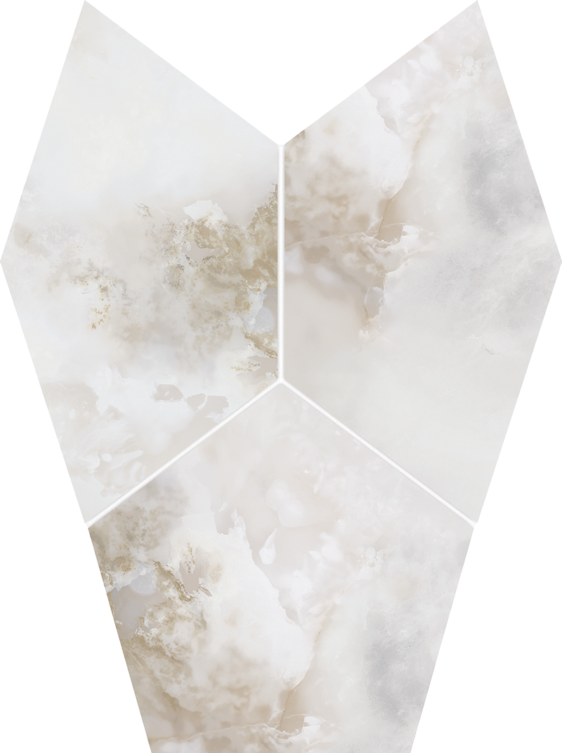 D Gresie Onice Bianco Mat 79,8x79,8, 1.27mp/cut