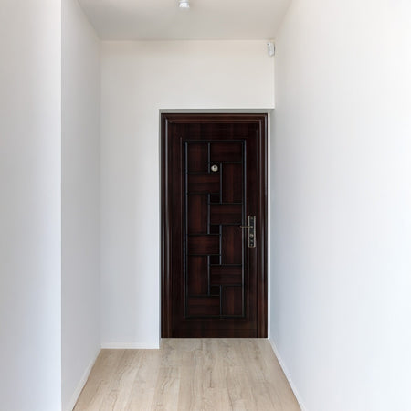 Ușă metalică intrare Elegance 7, maro, 86 x 205 cm, stânga Regata 269654