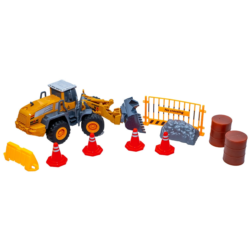 Utilaj constructii, din metal + accesorii, 10 buc/set