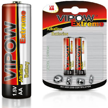 Baterie Superalcalina Vipow Extreme Blister 2 Buc