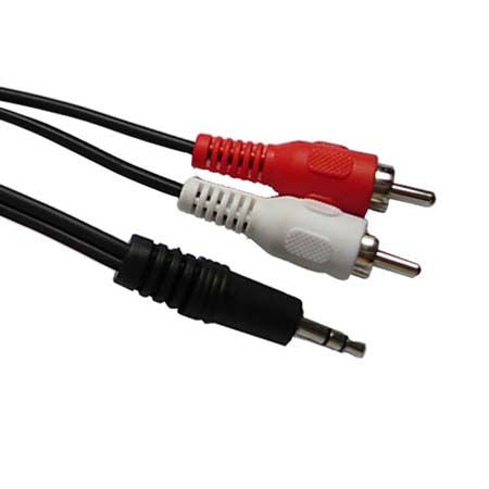 Cablu Jack 3.5 Stereo/2rca Gold 5m