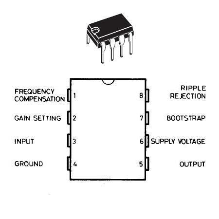 Amplificator Audio 1.2w 9v 8 Ohm
