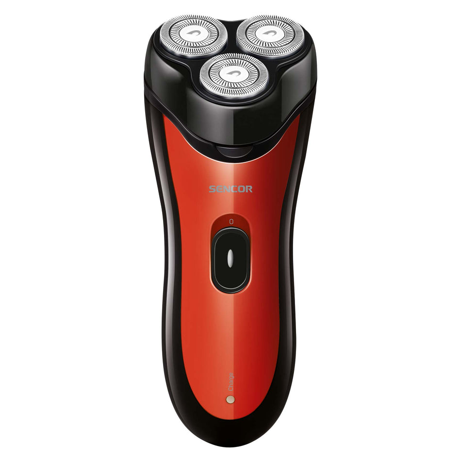Aparate De Ras Rotativ Sencor Rosu, 3 Capete Oscilante, 220-240 V,50hz