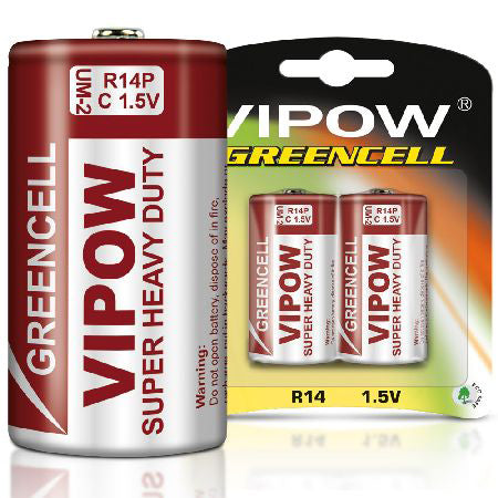 Baterie Greencell R14 Blister 2 Buc