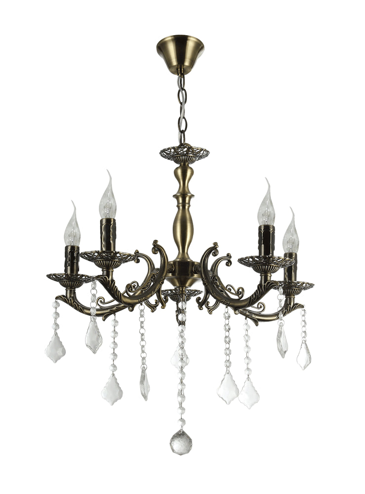 D Candelabru Fascino Alama+ Alb 5x E14 60 W