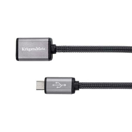Cablu Prelungitor Usb-micro Usb 0.2m Kruger&m