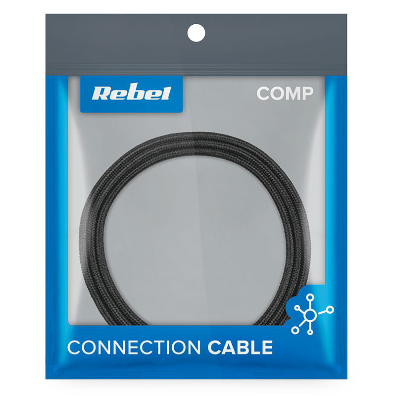 Cablu Usb Tip C 100 Cm Rebel Negru