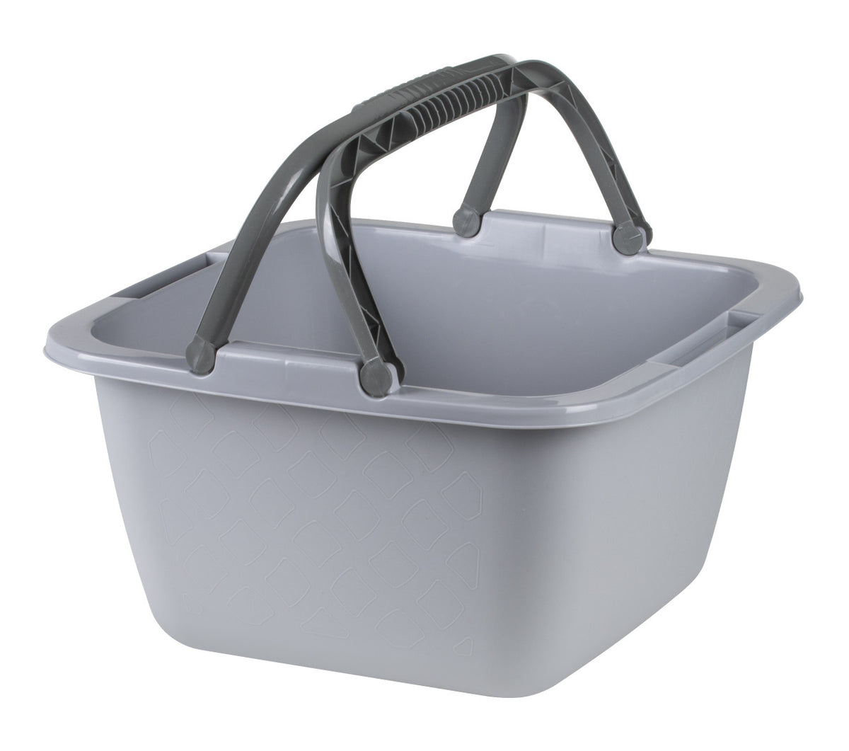 Vas cu mânere Pola 39x39x22 cm Jotta din plastic Gri