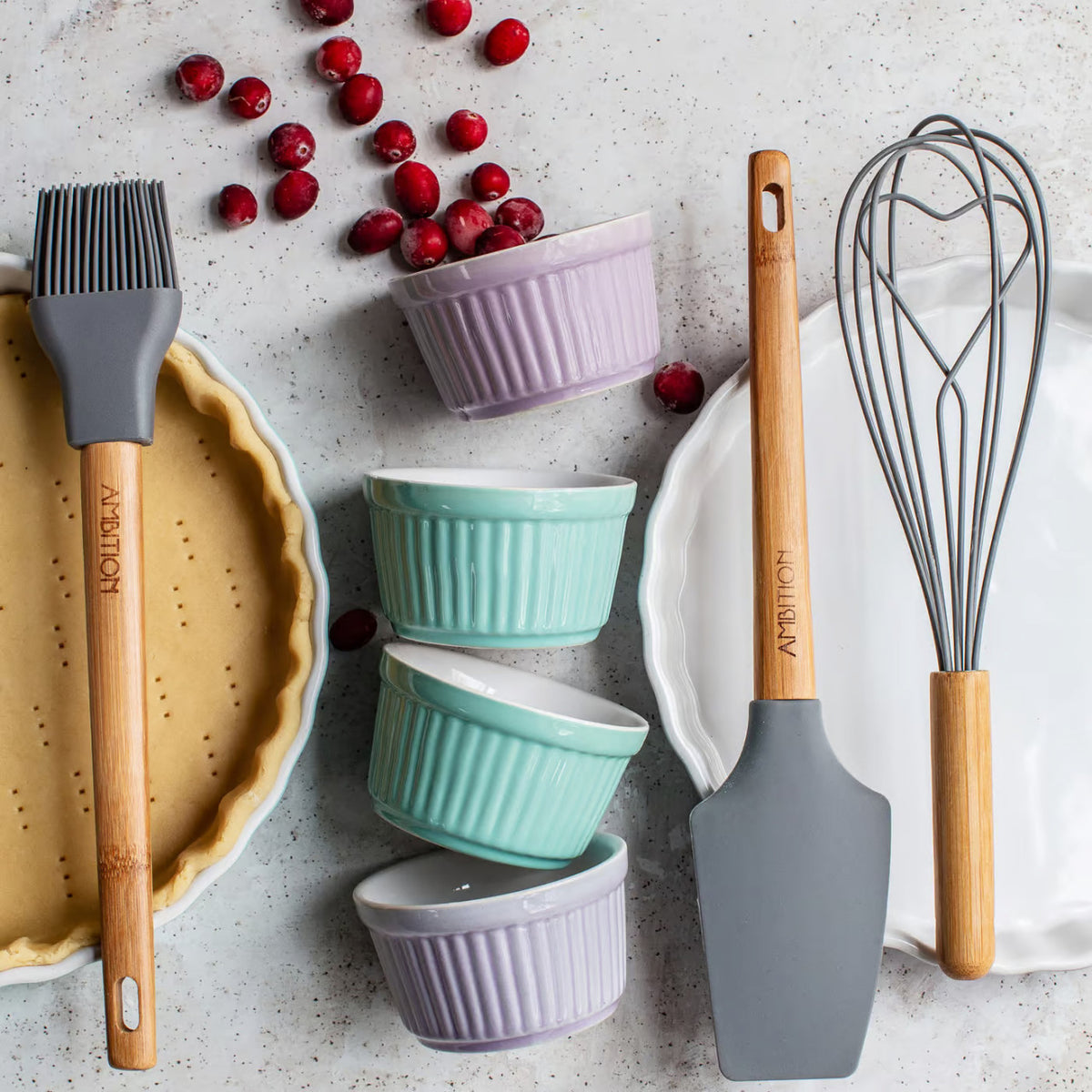 Vas ramekin ceramic Ambition Ginger, 9 cm, 150 ml pentru deserturi