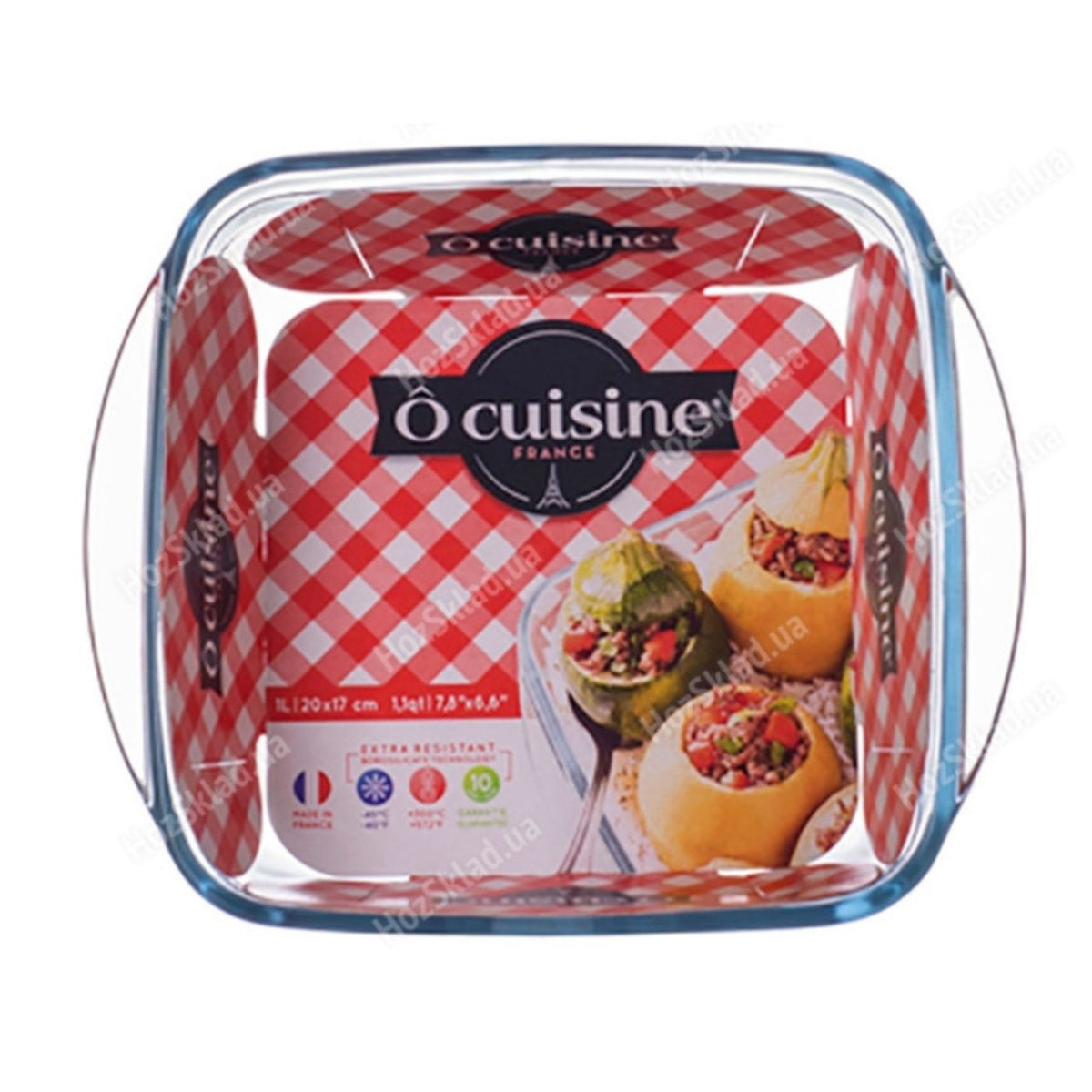 Vas termorezistent din sticlă Ocuisine Glassware Range pentru cuptor