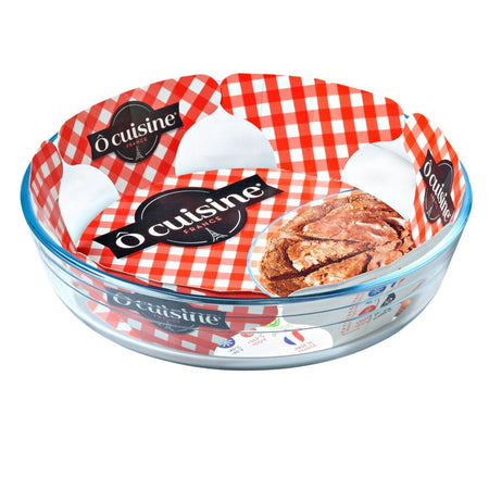 Vase termorezistente Ocuisine din sticlă pentru gătit la cuptor, diverse forme și capacități Rotund