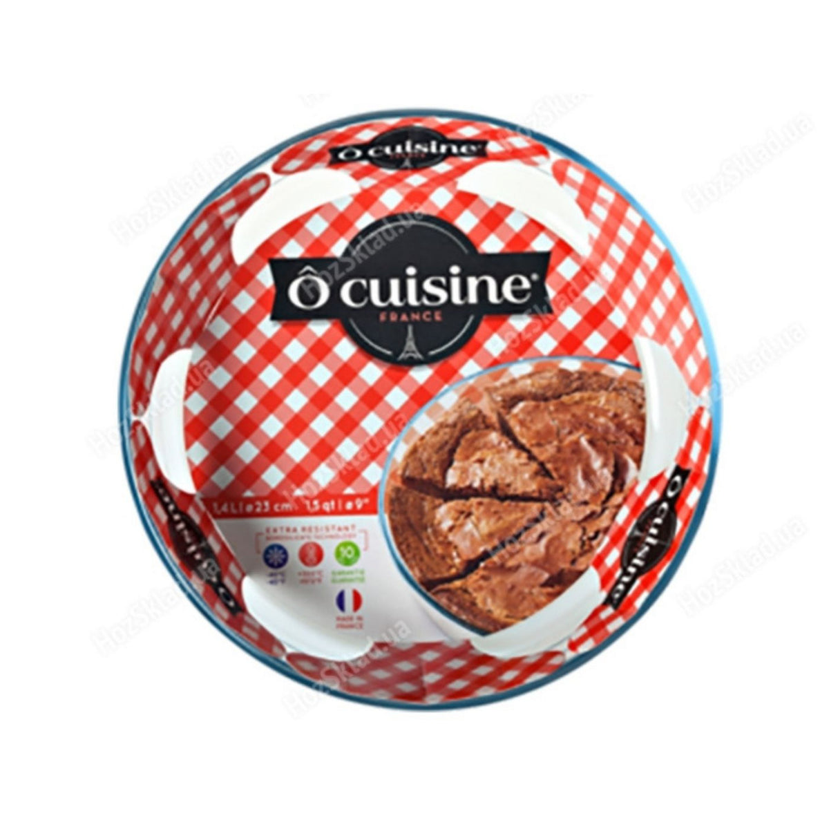 Vase termorezistente Ocuisine din sticlă pentru gătit la cuptor, diverse forme și capacități Rotund