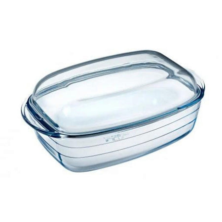 Vas termorezistent cu capac Ocuisine, Glassware Range, sticlă rezistentă