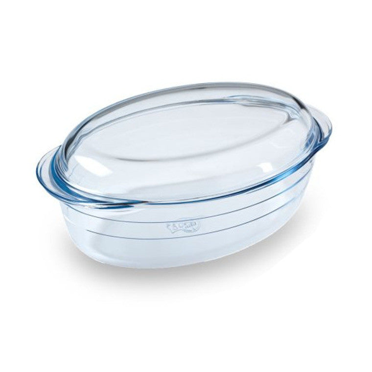 Vas termorezistent cu capac Ocuisine, Glassware Range, sticlă rezistentă