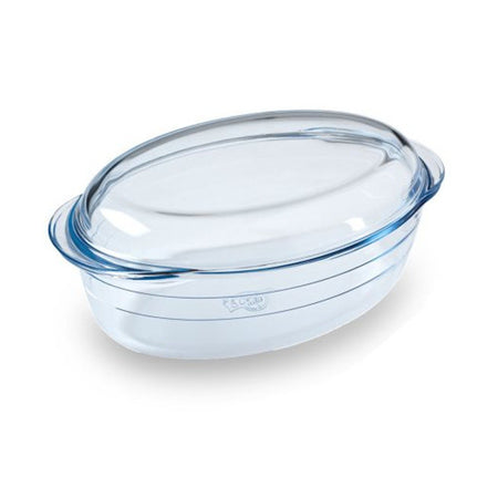 Vas termorezistent cu capac Ocuisine, Glassware Range, sticlă rezistentă