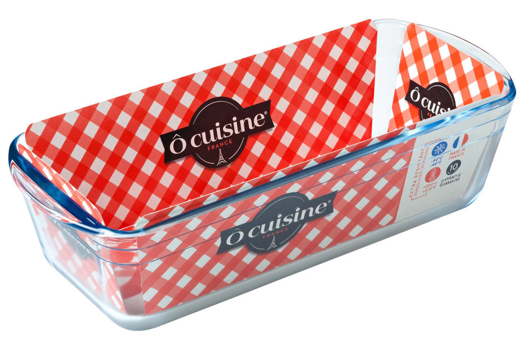 Vas termorezistent pentru copt cozonac 28 × 12 × 7 cm, 1.5 L OCUISINE 40617