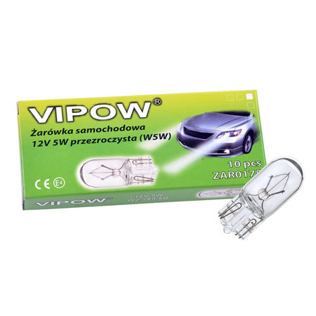 Bec Auto 12v 5w Alb Clar (w5w)