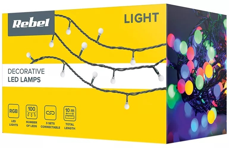 Sir Iluminat Festiv Ip44 Alb Rece 10m